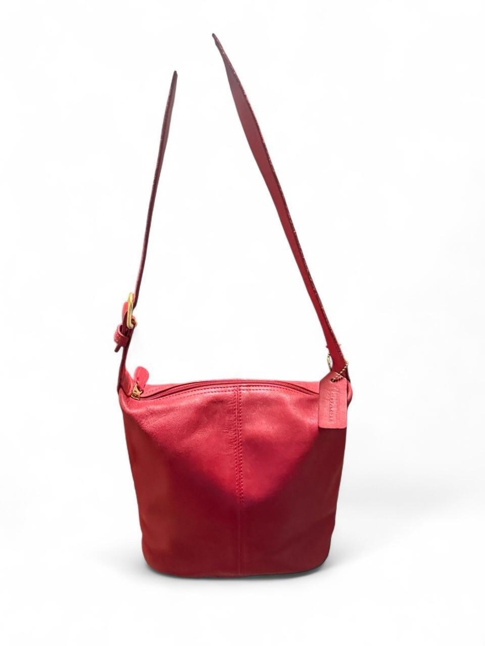 Red coach bag